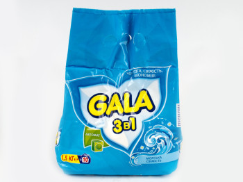 Пральний порошок GALA автомат "3в1 Морська свіжість" 1.5кг