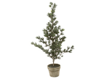 Кедр декоративный, полиэтилен, 50×50×94см, цвет хвоя