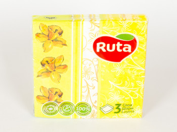 Салфетки "Ruta Art" - "Нарцисс А" трехсл. 33x33см 18шт