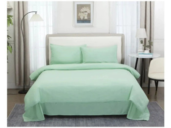 Комплект постільної білизни Soho, євро, 200×220см, 240×260см, 50×70см, поліестер, колір зелений