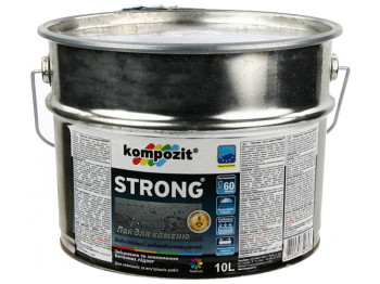 Лак-грунтовка для каменю Kompozit Strong 10л (Композит Стронг)