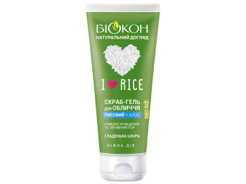 Скраб-гель для лица рисовый Биокон I love rice 90мл