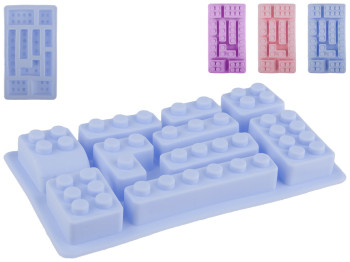 Форма для льда силиконовая на 10 порций Stenson Тетрис 15,6х8,7х1,8см