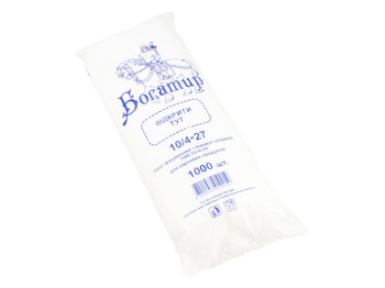 Кулек фасовочный 2 Богатырь (370г-1000шт) 10x27см