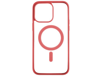 Чохол Color+MagSafe для iPhone 14 Pro Max Колір 01, Червоний