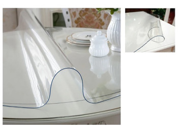 Клеенка Crystal жидкое стекло 1,0мм х 1м х 15м (цена за рулон)