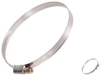 Хомут нержавіюча сталь 80-100 W2 9мм