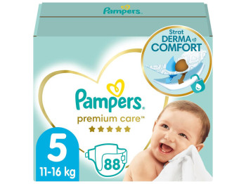 Подгузники Pampers Premium Care Junior, размер 5 (11–16 кг), 88шт