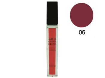 Матовая помада Matte Cream Gloss 06 "Огонь"