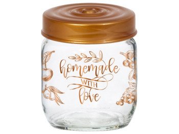 Банка Herevin Decorated Jam Jar-Homemade With Love, 425мл, 8699038094697