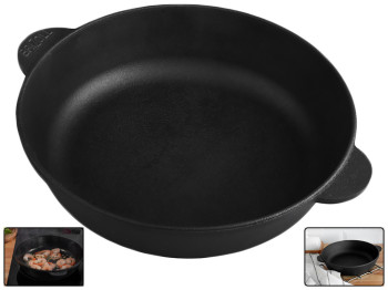 Сковорода чугунная BRIZOLL Monolith без крышки D30см 36,5х31,1х7см М3060У