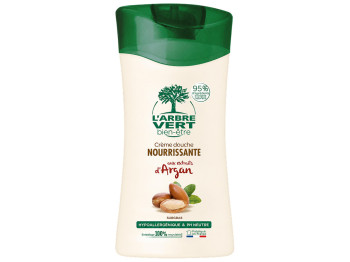 Крем-гель для душа L’Arbre Vert Argan, питательный, с аргановым маслом, 250 мл