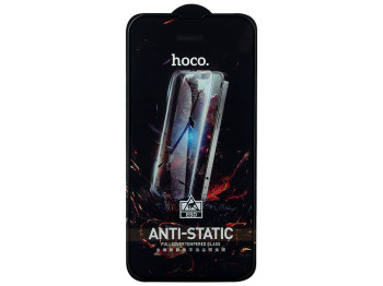 Защитное стекло Hoco G10 HD Anti-static for Apple Iphone 13/13 Pro/14 25 шт Цвет Чёрный