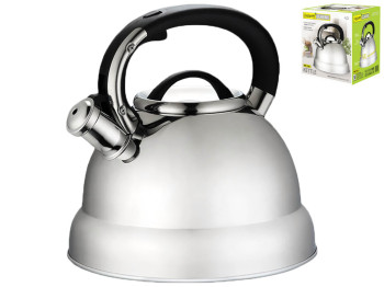 Чайник со свистком Maestro нержавеющая сталь, капсульное дно, все типы плит 4л