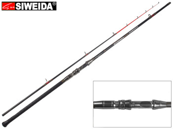 Спінінг штекерний Siweida "Cat Fish" карбон, 9 кілець, 2-секційний 2,85м 80-120г