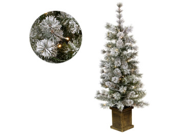 Елка искусственная Белла, 120см, 90 веток, 50 LED, свет - тёплый белый