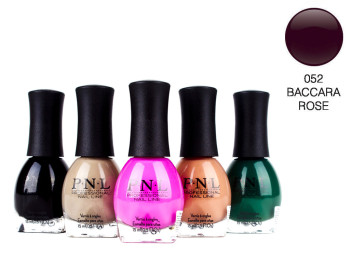 Лак для ногтей P.N.L №052 BACCARA ROSE 15мл