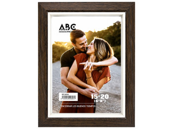 Фоторамка для фотографій 15×20 см, коричнева