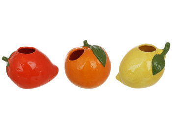 Набір ваз, Мандарин, Лимон, Полуниця (ціна за набір 3 шт)