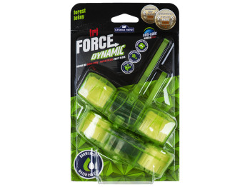 Блок для унитазов Tri-force dynamic blu, General Fresh, Лес, ароматический, 45г (цена за упаковку 2ш