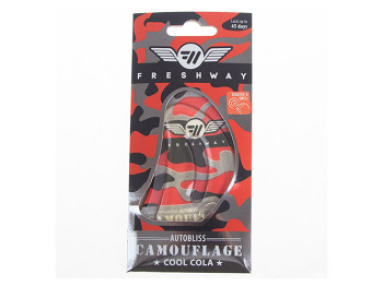 Освежитель воздуха жидкий Fresh Way "Camouflage AutoBliss" Cool Cola 8мл