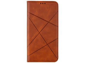 Чохол-книжка Business Leather для Xiaomi Poco M3/Redmi 9T Колір Коричневий