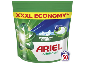Капсулы для стирки Ariel PODS All-in-1 универсальные Горный источник, 50шт