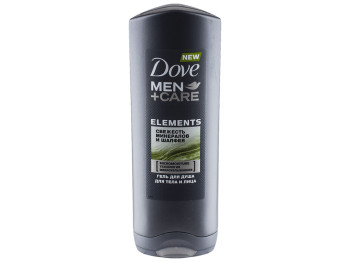 Гель для душу Dove men+care "Свіжість мінералів і шавлії" чоловічий, для тіла і обличчя 250мл