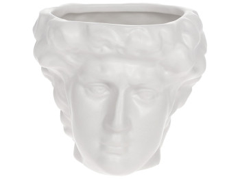 Ваза Аполлон, 14см, цвет - матовый белый