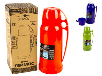 Термос Stenson (пластик+стекло) 1.8л MT-4581-18