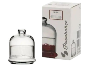 Лимонница Pasabahce basic, с крышкой, цвет прозрачный, 230 мл, 10.1х9.1 см