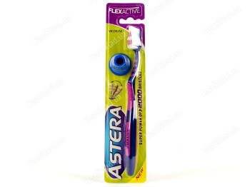 Зубная щетка Astera Flex Active Medium (средняя жесткость)