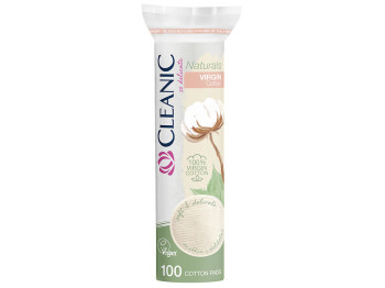 Ватные диски Cleanic Naturals, 100шт