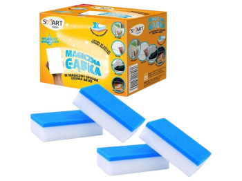 Губка Smart Clean Magic Sponge универсальная, меламиновая, 4шт