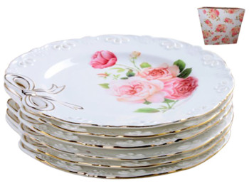 Тарілки десертні Бант D19см (ціна за набір 6шт)