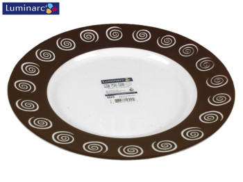 Тарілка Luminarc "Sirocco Brown" 24см 95514