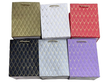 Пакет подарочный бумажный Colorato M, 26x32x10см