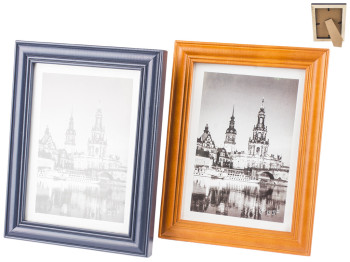 Фоторамка настільна деревяна зі склом 16,5х21,5см