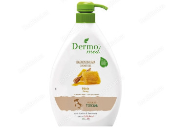 Гель-пена для душа DermoMed Мед, 1л