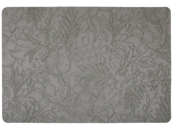 Салфетка-плейсмат сервировочная Floral серый, 30×45см