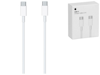 Кабель USB Apple Type-C to Type-C 2m 1:1 Колір Бiлий