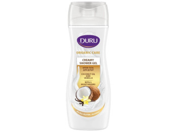 Крем-гель для душу Duru Organic Care, кокосова олія та ваніль, 250мл
