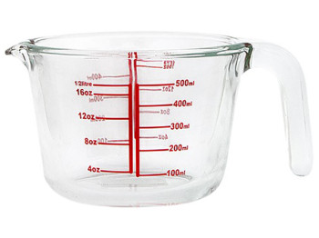 Стакан мірний скляний 500мл