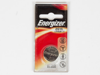 Батарейка литиевая Energizer 2016 3V (цена за 1 шт) 7638900083002