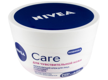 Крем для обличчя Nivea Care зволожуючий, для чутливої шкіри 100мл