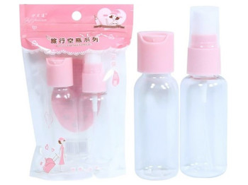 Набор дорожный для косметики, 30мл (цена за набор 2 предмета)