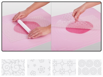 Шаблони для прикраси DELICIA DECO 41x25см 4 малюнка-трафарета, квіти 50149