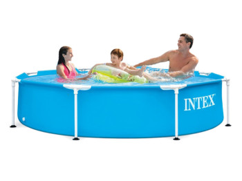 Басейн каркасний круглий Metal Frame. Intex 28205