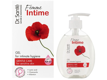 Гель для интимной гигиены Dr.Sante Femme Intime, нежный уход, для чувствительной кожи, 230мл