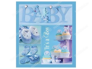 Фотоальбом EVG Baby collage Blue w/box (UA), 20листов, 6902909882425